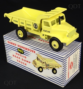 Dinky toys 965 euclid rear dump truck dd237 front