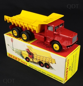 French dinky toys 572 berliet quarry truck dd276 front