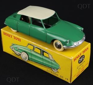 French dinky toys 24c citroen ds19 dd335 front