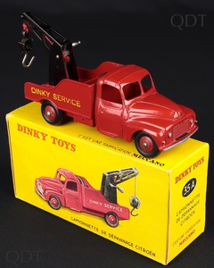 French dinky toys 35a citroen breakdown truck dd370 front