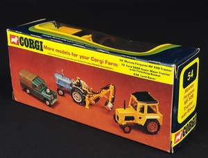 Corgi toys 54 tractor shovel dd394 back