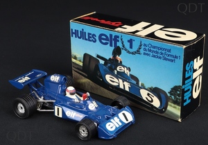 Corgi toys 158 elf tyrrell racing car jackie stewart dd399 front