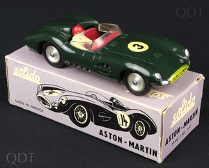Solido models 107 aston martin 3l dd423 front