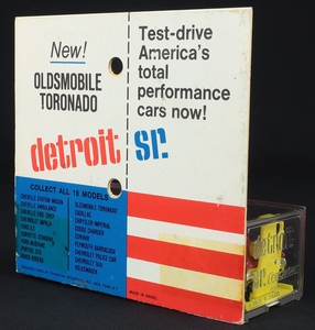 Sabra detroit senior models 8109 oldsmobile toronado dd438 back