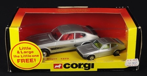 Corgi twin pack 1373 professionals ford  capri dd472 front
