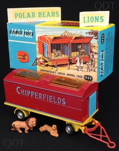 Corgi Toys 1123 Chipperfields Circus Animal Cage - QDT