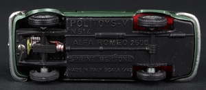 Politoys 514 alfa romeo 2600 coupe x183 base