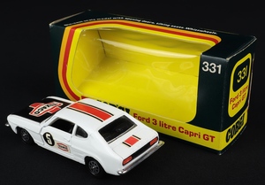 Corgi toys 331 ford capri texaco dd541 back