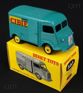 French dinky toys 561 citroen van cibie dd547 front