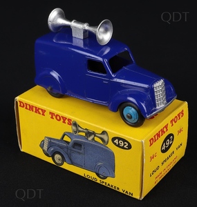 Dinky toys 34c 492 loud speaker van cc794 front