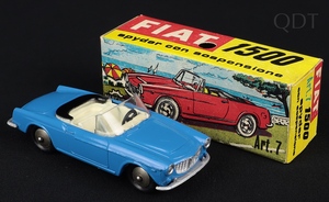 Mercury models 7 fiat 1500 spyder dd583 front