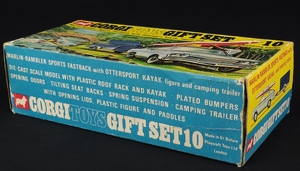 Corgi gift set 10 marlin rambler kayak trailer dd590 box 1