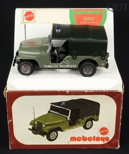 Mebetoys models a89 jeep pubblica sicurezza dd611 front