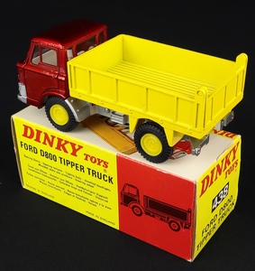 Dinky toys 438 ford d800 tipper truck dd617 back