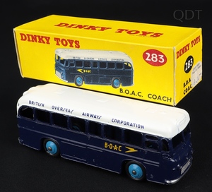 Dinky toys 283 boac coach dd619 front