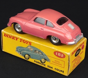 Dinky 182 porsche 356a coupe pink dd668 back