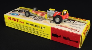 Dinky toys 370 dragster set dd674 back