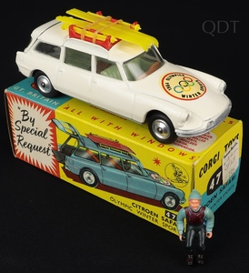 Corgi toys 475 citroen safari olympic winter sports dd749 front