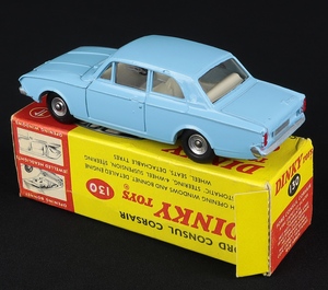 Dinky toys 130 ford consul corsair dd769 back