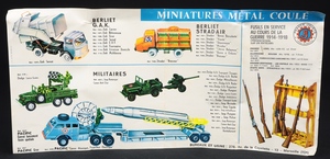 Jouets france military dodge truck missile dd8012 leaflet