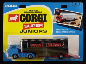 Corgi super juniors 2004 artic remvals van dd838 front