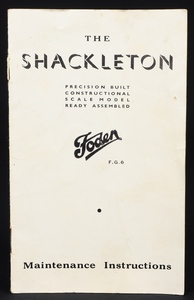 Shackleton foden flatbed truck dd860 brochure