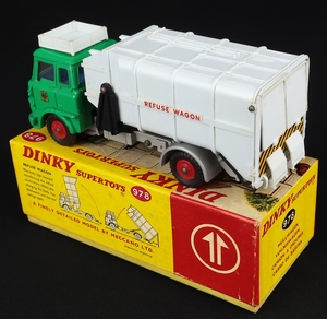 Dinky toys 978 refuse wagon dd930 back
