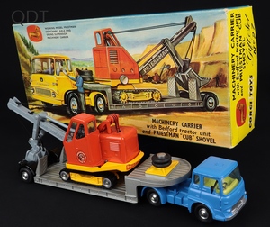 Corgi gift set 27 machinery carrier bedford priestman cub shovel dd947 front