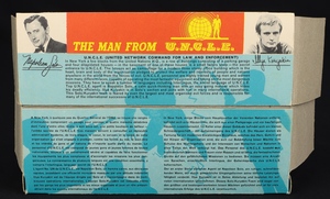 Corgi toys 497 man from uncle thrushbuster dd997 card