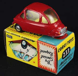 Corgi toys 233 heinkel economy car ee25 back