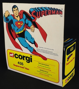 Corgi toys 435 superman van ee67 back