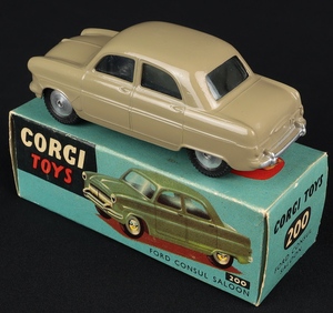 Corgi toys 200 ford consul saloon ee164 back