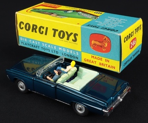 Corgi toys 246 chrysler imperial ee170 back