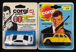 Corgi toys junior 60 lotus esprit 115 2 cv james bond ee173 front