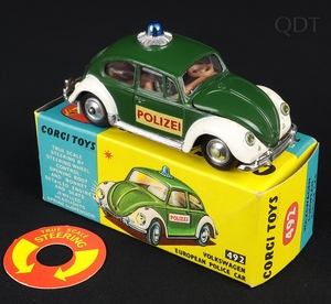 CORGI VOLKSWAGEN EUROPEAN POLICE CAR