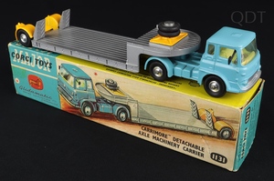 Corgi toys 1131 carrimore detachable axle machinery carrier ee212 front