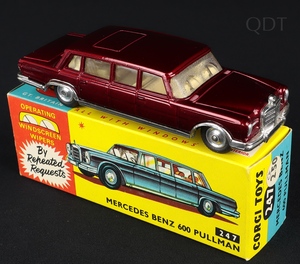 Corgi toys 247 mercedes 600 pullman ee235 front