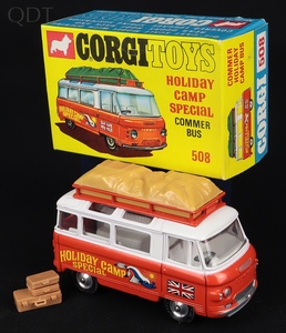 Corgi Vintage Corgi 508 Vacanza Camp Commer Bus 1967-1969 
