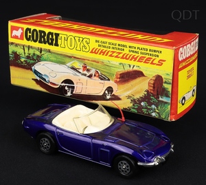 Corgi toys 375 toyota 2000 gt ee279 front