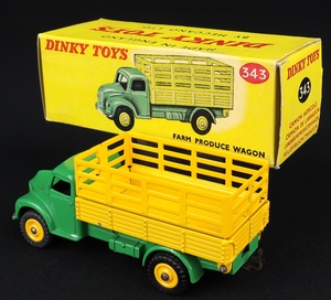 Dinky toys 343 farm produce wagon ee282 back