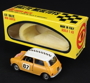 Mebetoys models a31 mini cooper rally ee289 back