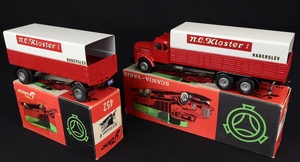 Tekno models 451 452 n.c. kloster haderslev scania vabis truck trailer ee314 back