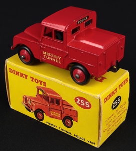 Dinky toys 255 mersey tunnel police van ee355 back