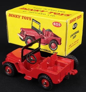 Dinky toys 405 universal jeep ee356 back
