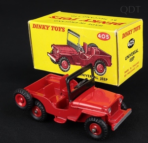 Dinky toys 405 universal jeep ee356 front