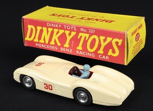 Dinky toys 237 mercedes racing car ee416 back