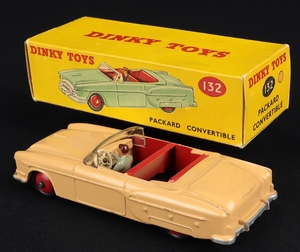 Dinky toys 132 packard convertible ee419 back