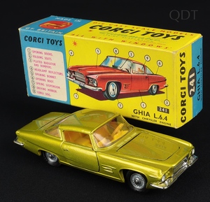 Corgi toys 241 ghia ee422 front