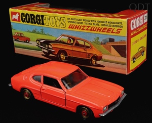 Corgi toys 311 ford capri ee428 front