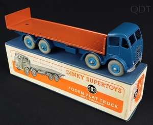 Dinky supertoys 503 foden flat truck tailboard ee435 front